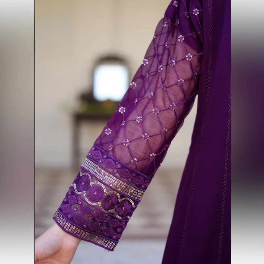 3 piece suit maxi anarkali - Picture 6 of 12